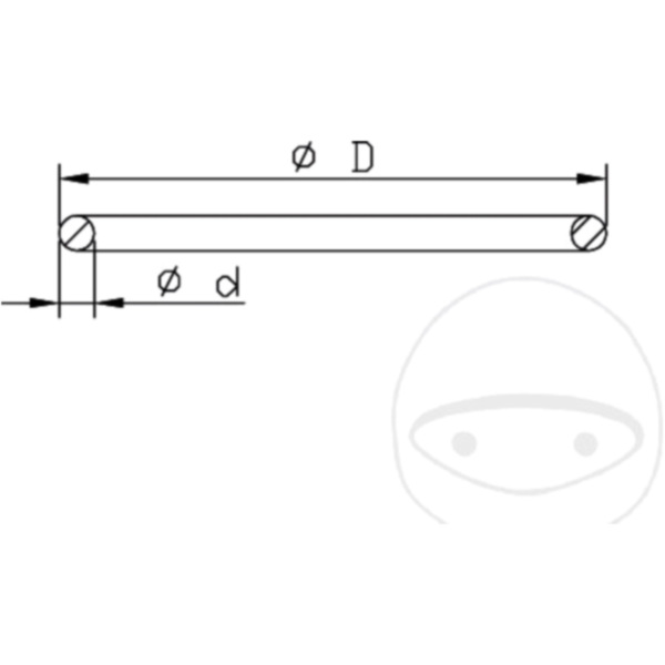 O-Ring für Kolben Federbein_1