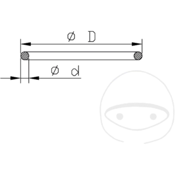 Clip 50 mm für AUSGLEICHSBEH Kayaba