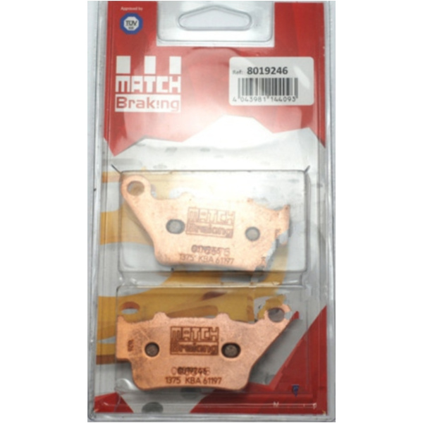 Brake pads sintered match braking 1137566_1