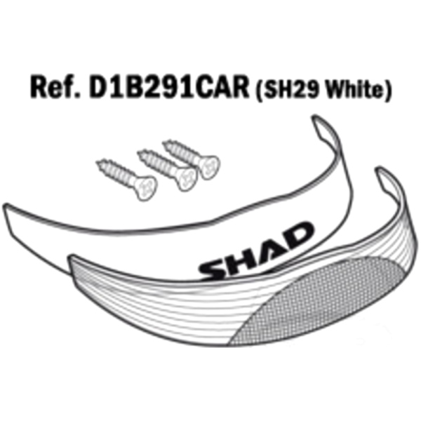 Replacement reflector white Shad D1B291CAR