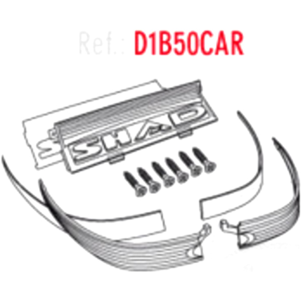 Replacement reflector red Shad D1B50CAR