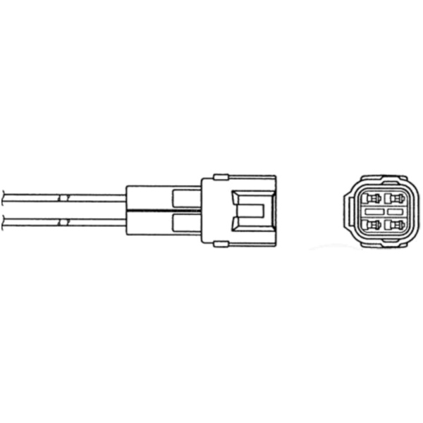 Lambda sensor ngk 0010 fitting for Husqvarna TE  450 A202AA 2008, 28 PS, 21 kw