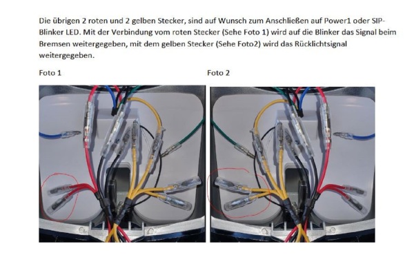 Heckleuchte Rücklicht Power1 LED getönt, schwarz matt für Vespa GTS 40087