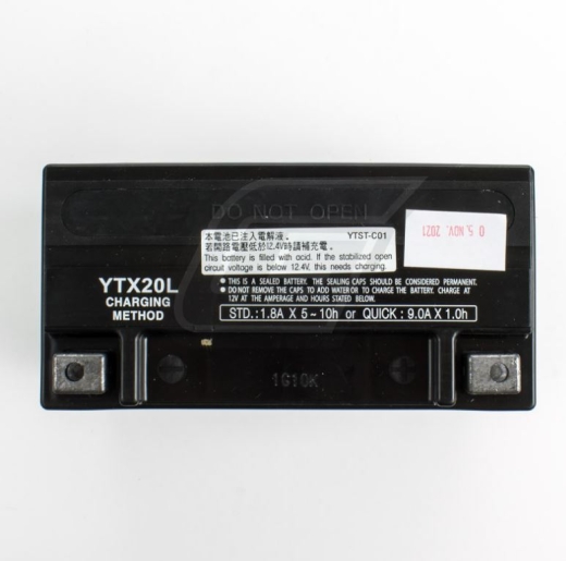 YTX7L (Vergl. YTX7L-BS) 12V/6AH DIN50614 SLA-Batterie 113x70x130mm