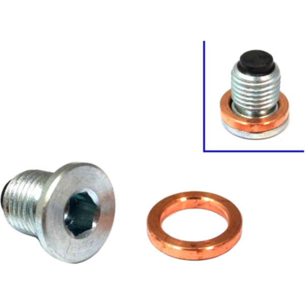 oil drain plug magnetic JMP fitting for Triumph Bonneville T100 Centennial 800 908MD 2002, 34 PS, 25 kw