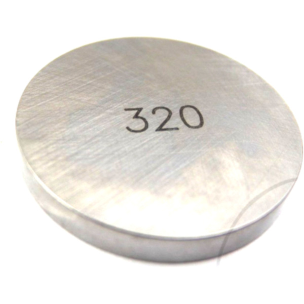 Valve shim 25 mm 3.20 fitting for Triumph Bonneville T100 Centennial 800 908MD 2002, 34 PS, 25 kw