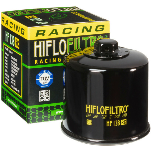 HIFLOFILTRO Racing Oil Filter - HF138RC for Suzuki, Aprilia, Arctic CAT fitting for APRILIA RSV R/4 Factor 1000 RK 2011, 