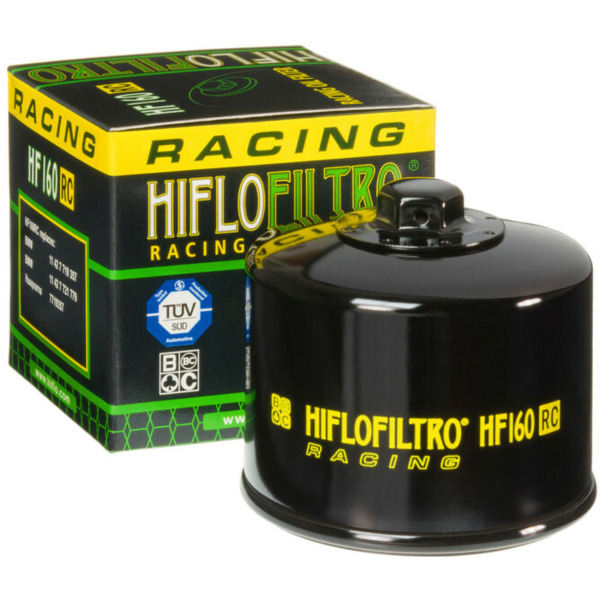 HIFLOFILTRO HF160RC Racing Ölfilter schwarz für BMW F650GS, F700GS, F750GS Husqvarna NUDA900