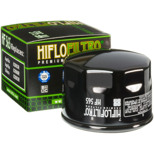 HIFLOFILTRO Oil Filter - HF565 for Aprilia, for: Moto Guzzi, Gilera