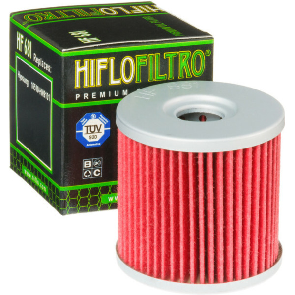 HIFLOFILTRO Oil Filter - HF681 for: Hyosung for GT650, GV650AQUILA