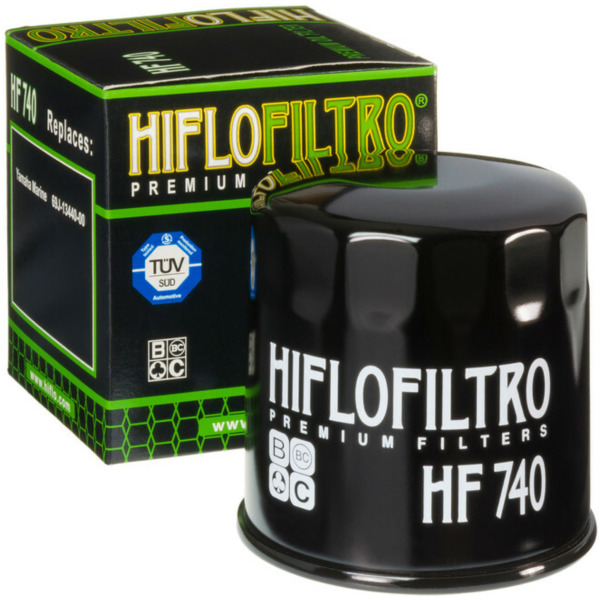 HIFLOFILTRO Oil Filter - HF740 for: Yamaha