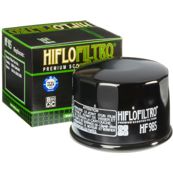 HIFLOFILTRO Oil Filter - HF985 for Kymco MYROAD700I, XCITING500 Yamaha T-MAX500, T-MAX530