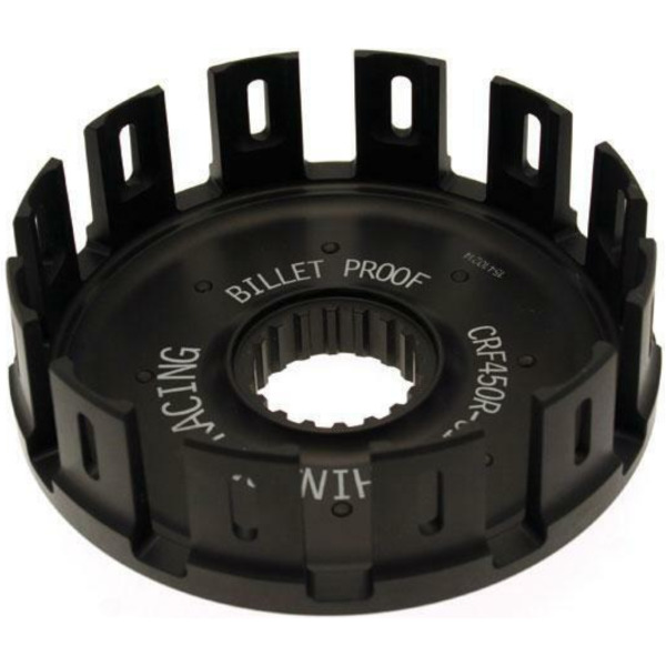 HINSON Clutch Basket Aluminum with HUB Damper Rubbers and Kick Start Gear for HM CREF450R, CRE-F450R