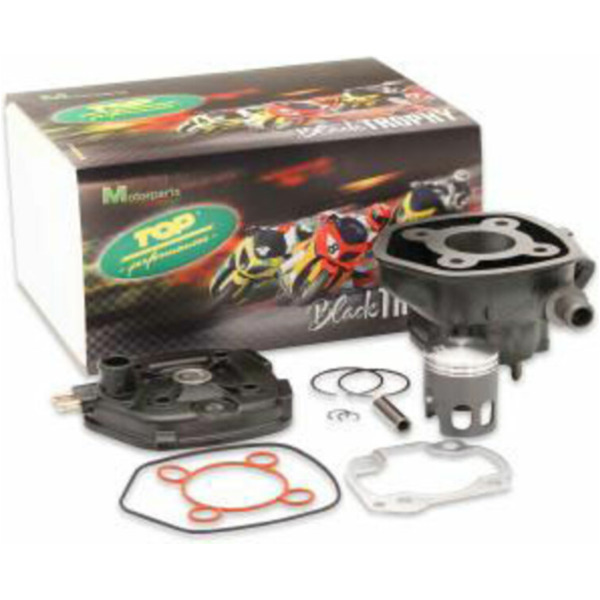 TOP PERFORMANCES Schwarz Trophy Zylinder-Kolben-Kit - Ø40mm für: MBK/Yamaha für Aprilia, Malaguti, Beta