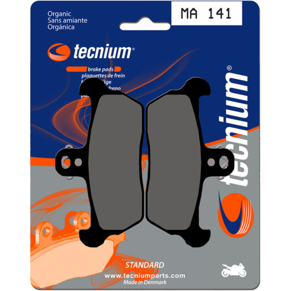 TECNIUM Street Organische Bremsbeläge - MA141 für Cagiva ELEFANT750, FRECCIA125, MITO125 Aprilia PEGASO600, RX125, TUAREG125 passend für Cagiva Mito 7-Gang 125  1991, 31 PS, 23 kw