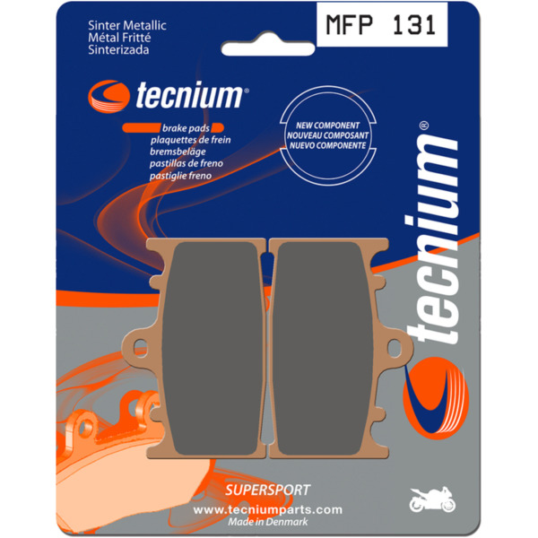 TECNIUM Trail Performance Sintered Metal Brake pads - MFP131 for: Suzuki GSF1200BANDIT, GSF1250BANDIT, GSF400BANDIT Kawasaki GPZ900, NINJAZX-6R, NINJAZX-9R