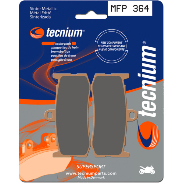 TECNIUM Trail Performance Sintered Metal Brake pads - MFP364 for: Triumph DAYTONA675
