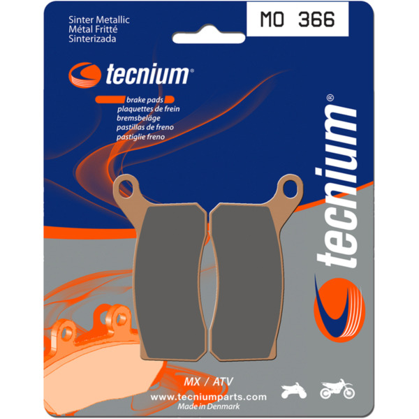 TECNIUM MX/ATV Sintered Metal Brake pads - MO366 for KTM 450SXATV, 505SXATV
