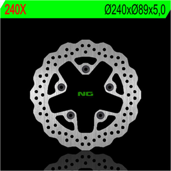 NG BRAKES Petal Fix Brake Disc - 240X for Suzuki, Kymco, Kawasaki