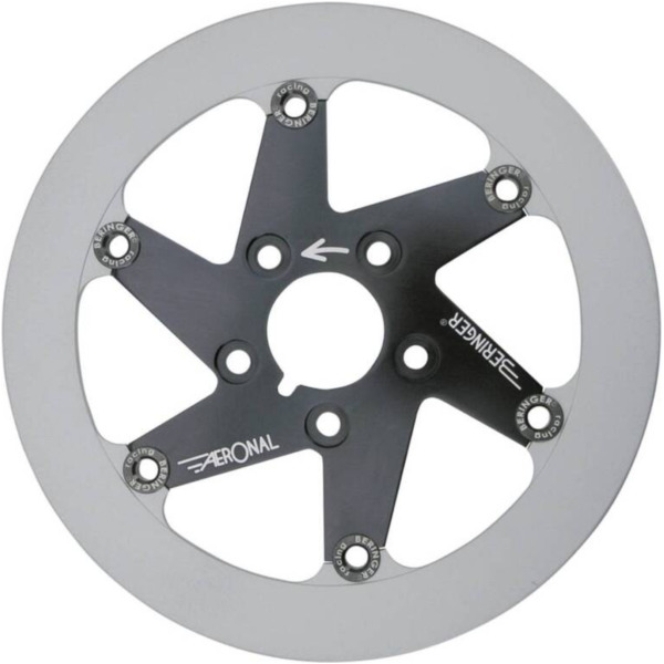 BERINGER Aeronal Bremsscheibe, Gusseisen, schwimmend - schwarz K14LGBF für Kawasaki KX250, KX250F, KX450