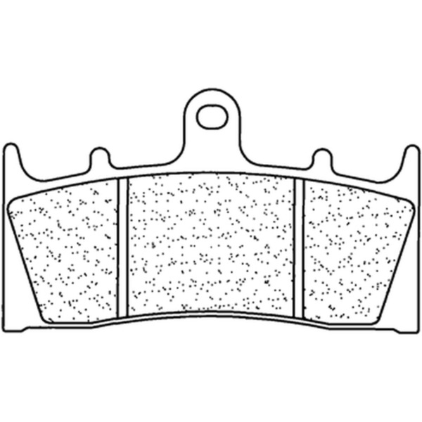 CL BRAKES Street Sintered Metal Brake pads - 2255A3+ for Kawasaki NINJAZX-12R, NINJAZX-6R, NINJAZX-7R Suzuki GSF1200BANDIT, GSX1300HAYABUSA, GSX1400 fitting for Kawasaki VN Mean Streak 1500 VNT50PPA 2003, 72 PS, 53 kw