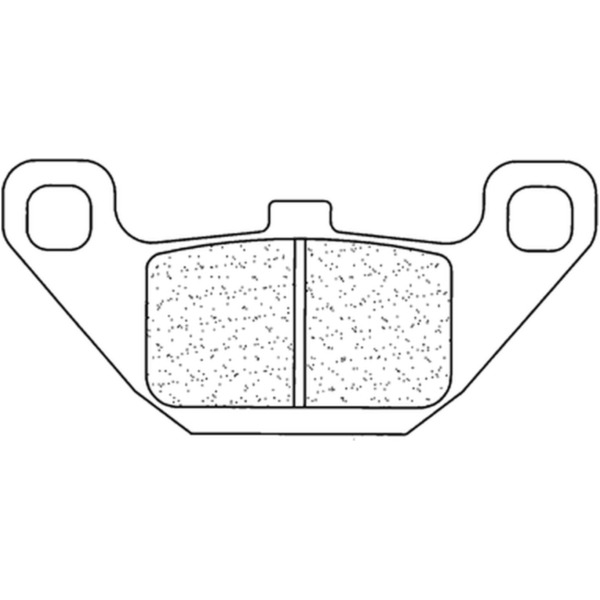 CL BRAKES Street Sintermetall Bremsbeläge - 2285A3+ für Kawasaki ELIMINATOR250, ELIMINATOR600, GPZ1000RX