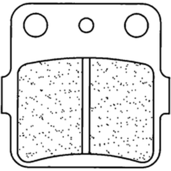 CL BRAKES Off-Road Sintered Metal Brake pads - 2328MX10 for Honda CR80R