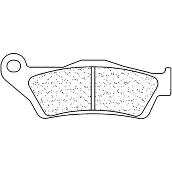 CL BRAKES Street Sintermetall Bremsbeläge - 2352XBK5 für KTM, Husqvarna, Husaberg passend für Ducati Monster  800 M414AA/M421AA/M422AA 2007, 77 PS, 57 kw