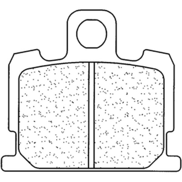 CL BRAKES Street Sintered Metal Brake pads - 2807S4 for Yamaha RD250, RD350