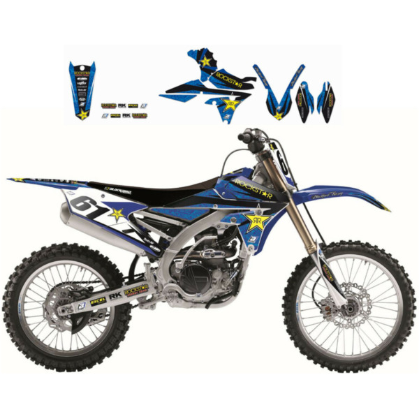BLACKBIRD Rockstar Energy Deko-Kit für: Yamaha YZ125/250 für TT-R125, YZ250