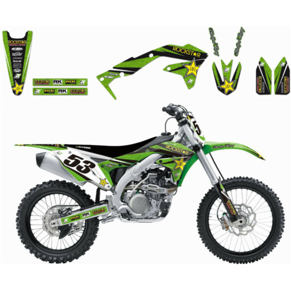 BLACKBIRD Rockstar Energy Deko-Kit für Kawasaki KX250F 2424L