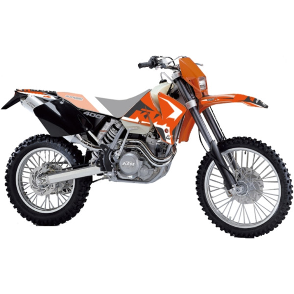 BLACKBIRD Dream Graphic 4 Graphic Kit for: KTM for 125EXC, 200EXC, 250EXC