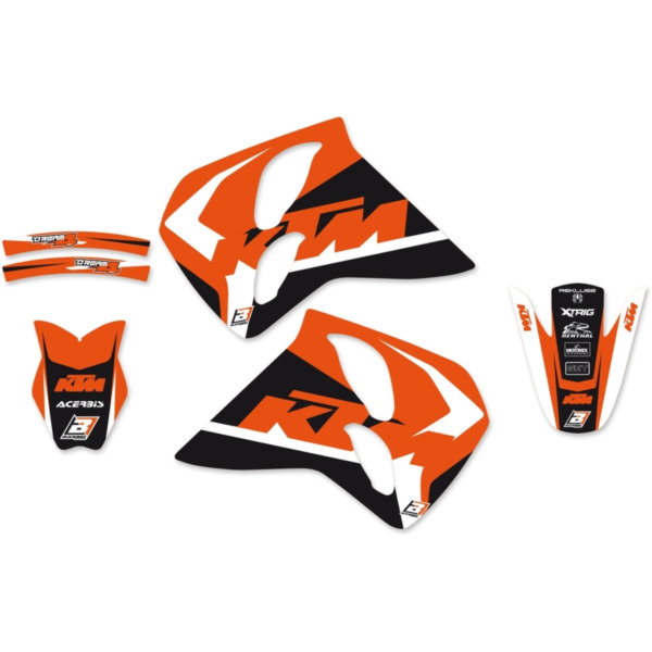 BLACKBIRD Dream Graphic 4 Deko-Kit für: KTM für 400LC4ENDURO, 400LC4MILITARY, 620LC4COMPETITION