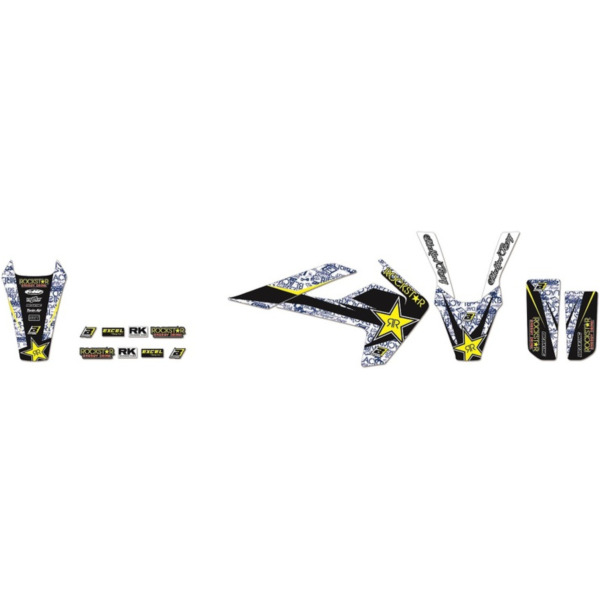 BLACKBIRD Rockstar Energy Graphic Kit for: Husqvarna TC/FC TE/FE for FC250, FC350, FC450