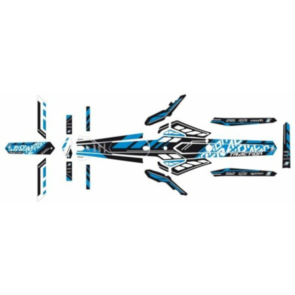 BLACKBIRD Traction Stickers Kit for: Sherco ST125/200/290/300 for ST1.25, ST2.5, ST2.9 2T09E