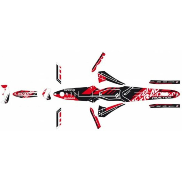 BLACKBIRD Traction Stickers Kit for: Gas Gas TXT PRO 125/200/250 for TXT125, TXT250, TXT280