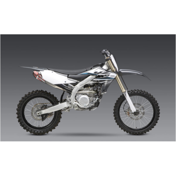 YOSHIMURA RS-4 Signature Series Muffler Aluminum/Carbon End Cap for: Yamaha YZ450F for WR450F