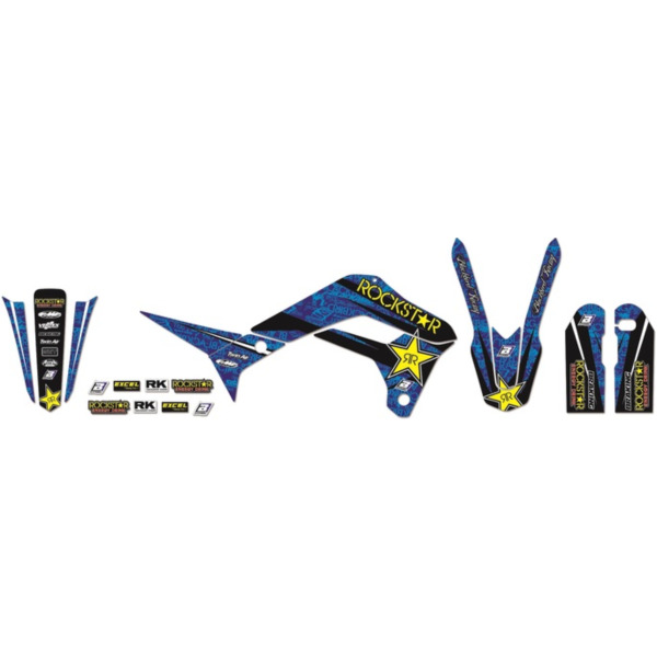 BLACKBIRD Rockstar Energy Graphic Kit for: Sherco 50 SE-R for SE50