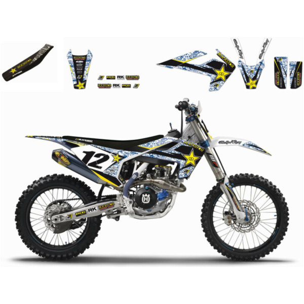 BLACKBIRD Rockstar Energy Komplett-Kit für: Husqvarna TC/FC TE/FE für FC250, FC350, FC450