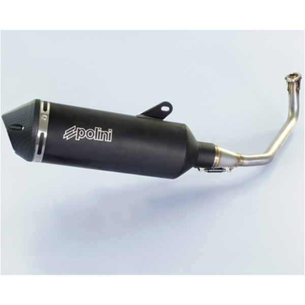 POLINI Maxi-Scooter Full Exhaust System - Black Aluminium Honda