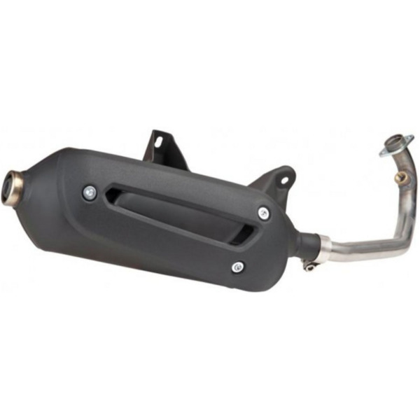 TECNIGAS New Maxi 4 Full Exhaust System - Black Aluminium for: Vespa GTS 125 for SYM GTS1254T