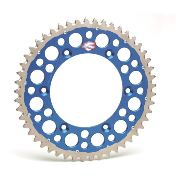 RENTHAL Twinring Aluminium Ultra-Light Self-Cleaning Hard Anodized Rear Sprocket HA - 520 for KTM, Husqvarna, Husaberg