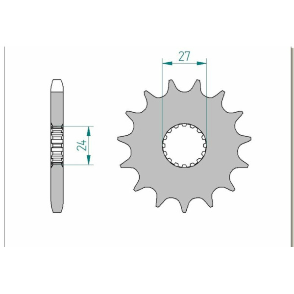 AFAM Standard Stahlritzel vorne 22900 - 530 für Suzuki GSX1300B-KING, GSX1300HAYABUSA, GSX-R1000 22900-16