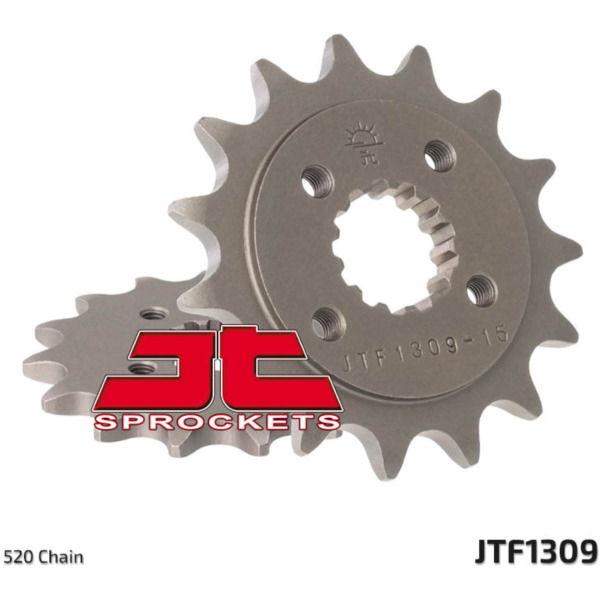 JT SPROCKETS Standard Stahlritzel vorne 1309 - 520 für Honda TRX400SPORTRAX, XR600R, XR650L Polaris OUTLAW500, PREDATOR500