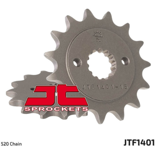 JT SPROCKETS Steel Standard Front Sprocket 1401 - 520 for Suzuki LT-R450QUADRACER, LT-Z400QUADSPORT Kawasaki KFX400 JTF1401.14