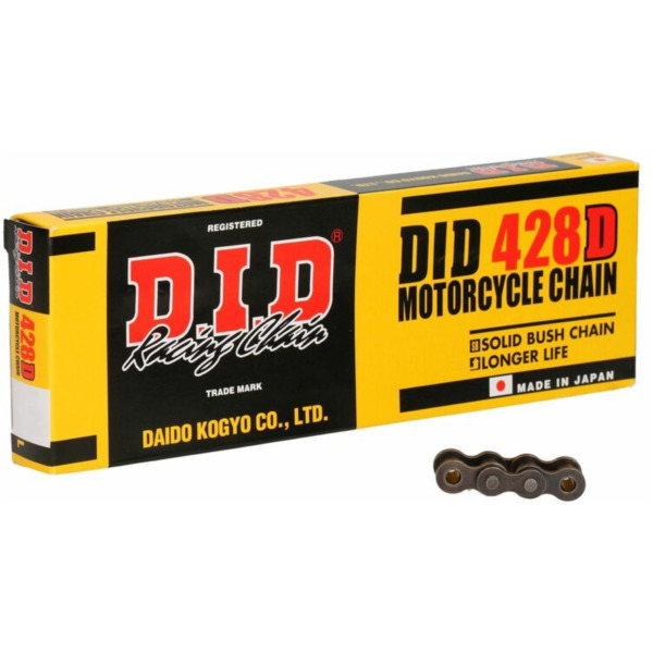 D.I.D 428D Drive Chain 428 for Suzuki, Yamaha, Honda 4525516347327