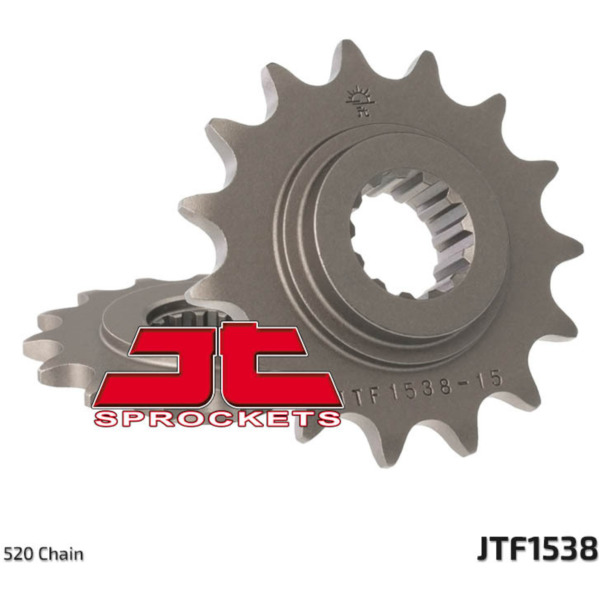 JT SPROCKETS Standard Stahlritzel vorne 1538 - 520 für Kawasaki Z750, Z800