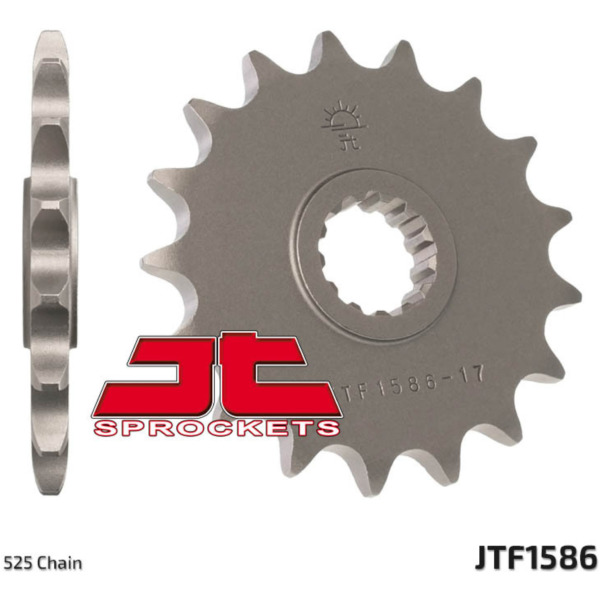 JT SPROCKETS Standard Stahlritzel vorne 1586 - 525 für Yamaha TDM850, TRX850, YZF-R6 JTF1586.16