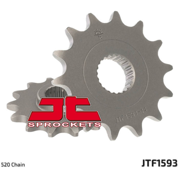 JT SPROCKETS Standard Stahlritzel vorne 1593 - 520 für Yamaha YFM250RAPTOR