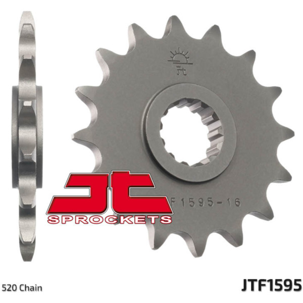 JT SPROCKETS Steel Standard Front Sprocket 1595 - 520 for Yamaha XJ6, XJ6N, XJ6SDIVERSION